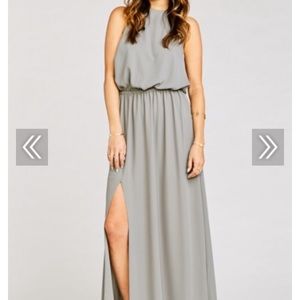 Show Me Your MuMu Heather Halter Dress